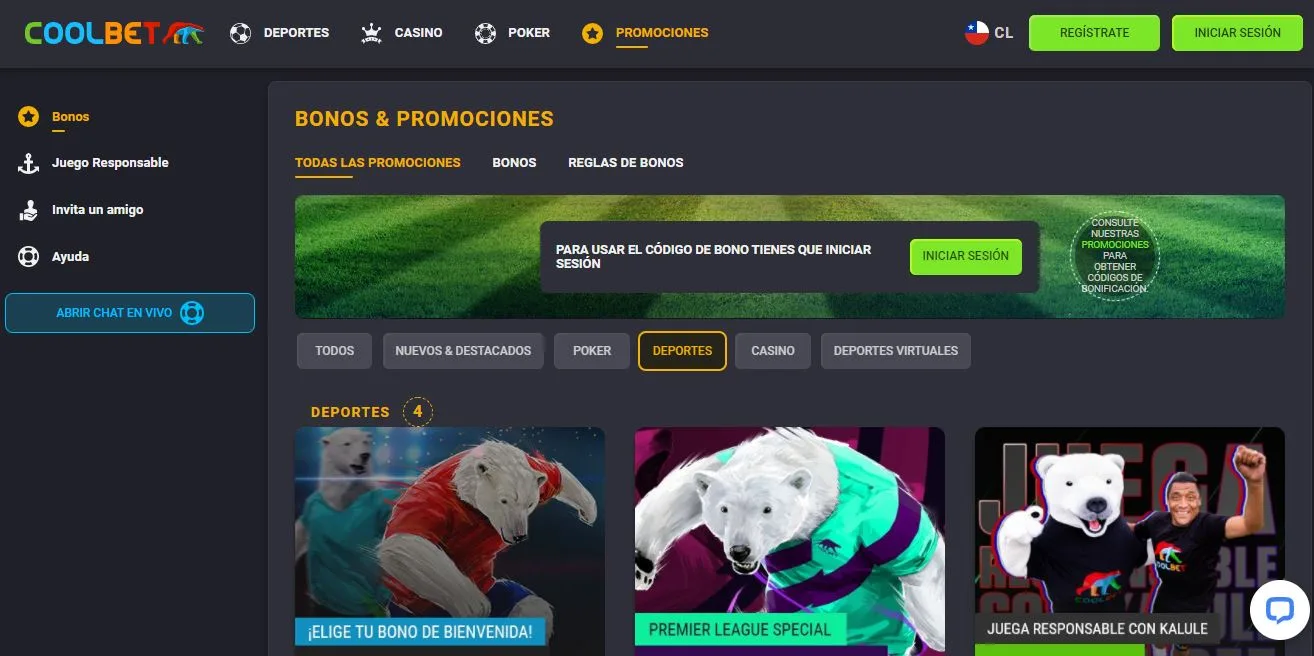 Coolbet Chile Guide — Del sportsbook al casino con la misma cuenta